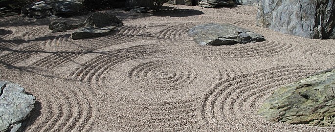 Áridos decorativos para jardines sostenibles