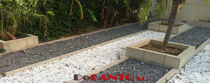 Decanto comercializa Áridos Decorativos para Jardines